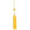 Chinese Martial Arts Kung Fu Taiji Sword Tassel Yellow Short Sword Tassel