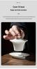 White Porcelain Three-Talent Gaiwan Tea Cup - Pure White Thin-Walled Ceramic Kung Fu Tea Set with Custom Logo