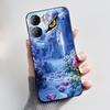 Custodia per Telefono Per ZTE Nubia Neo 3 5G Z2464N Custodia Estetica Moda Gatto Carino Cartone Animato Nero Morbido TPU Silicone Copertura Protettiva Completa