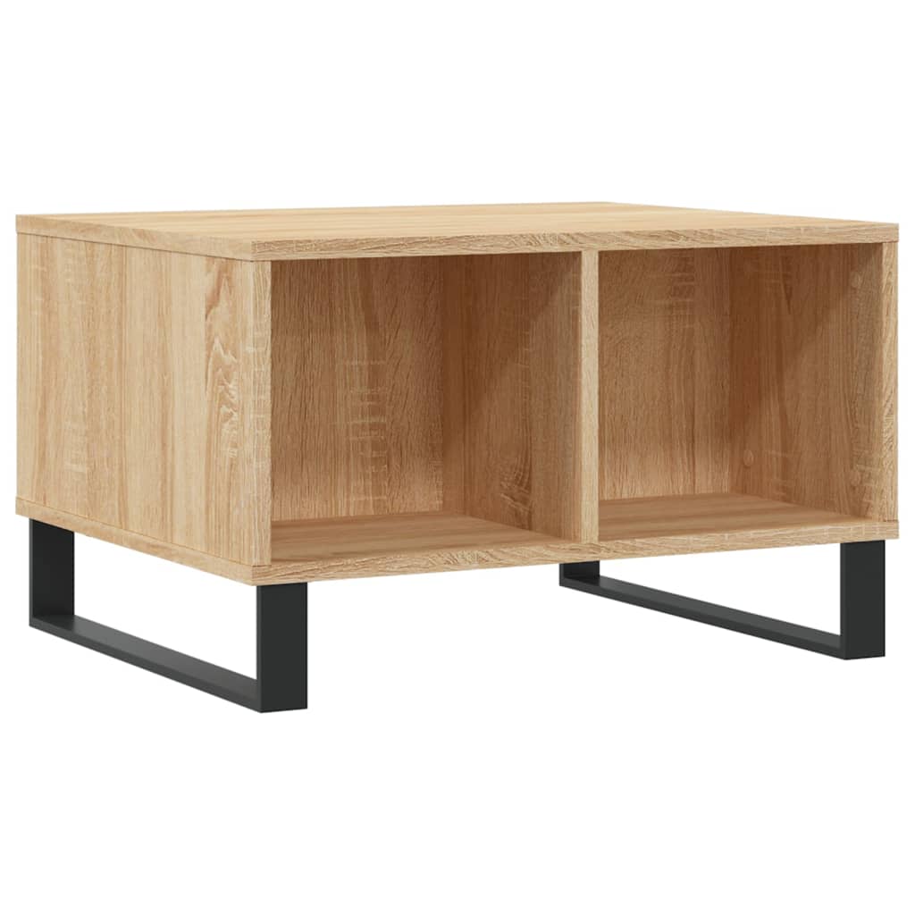  Coffee Table, Sonoma Oak 60x50x36.5 Cm Wood-based Material