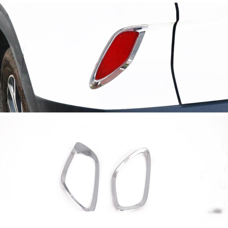 For Kia Seltos    ABS Front rear Fog light lamp Trim Cover Reflector Foglight Lamp Cover Sticker Accessories
