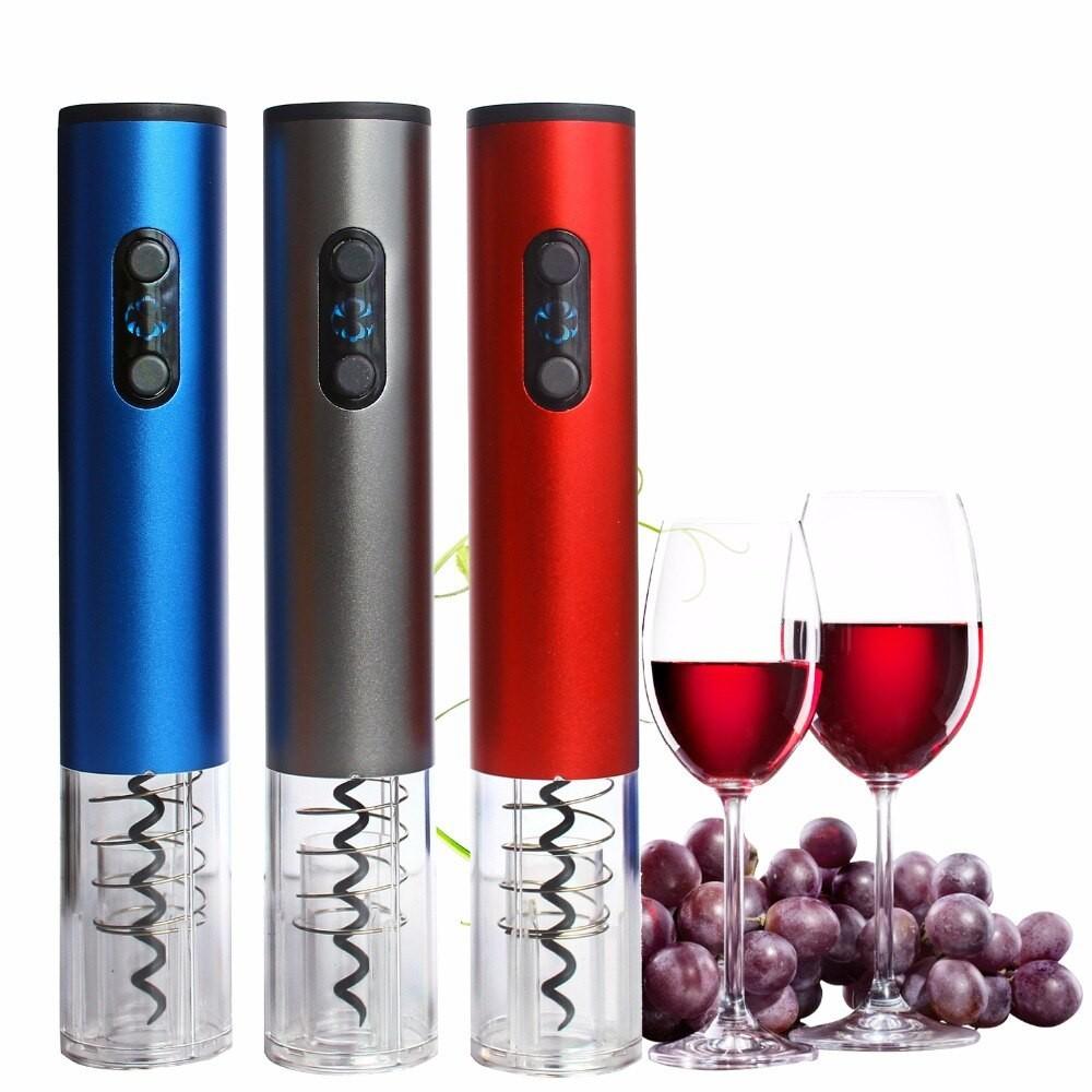 Aluminum Alloy Electric Red Wine Openers Portable Kitchen Accessories Gadgets Household Automatic Wine Bottle Opener