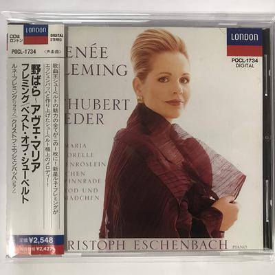 CD RENE FLEMING, CHRISTOPH ESCHENBACH; - Wild Rose -Ave Maria / Best of Schu POCL1734 Polydor Japan Classical Used
