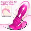 Wearable Thrusting Dildo for Women - App & Remote Control Vibrator, 9 Modes Double-Ended Clitoral Vibration Adult Toy