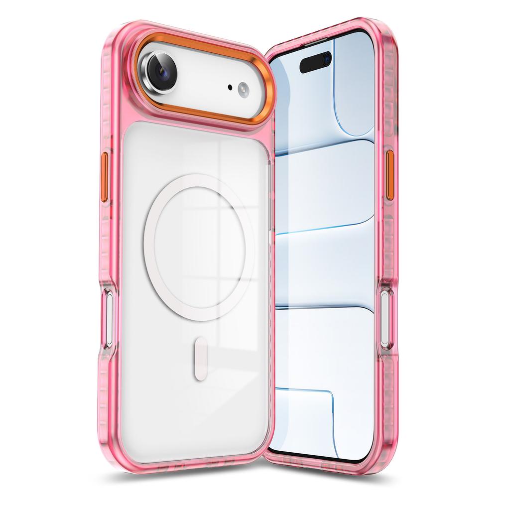 Airbag for IPhone17Air Anti-fall Phone Case 16 Anti-yellow Transparent 15pro Anti-collision 14 Protective Cover