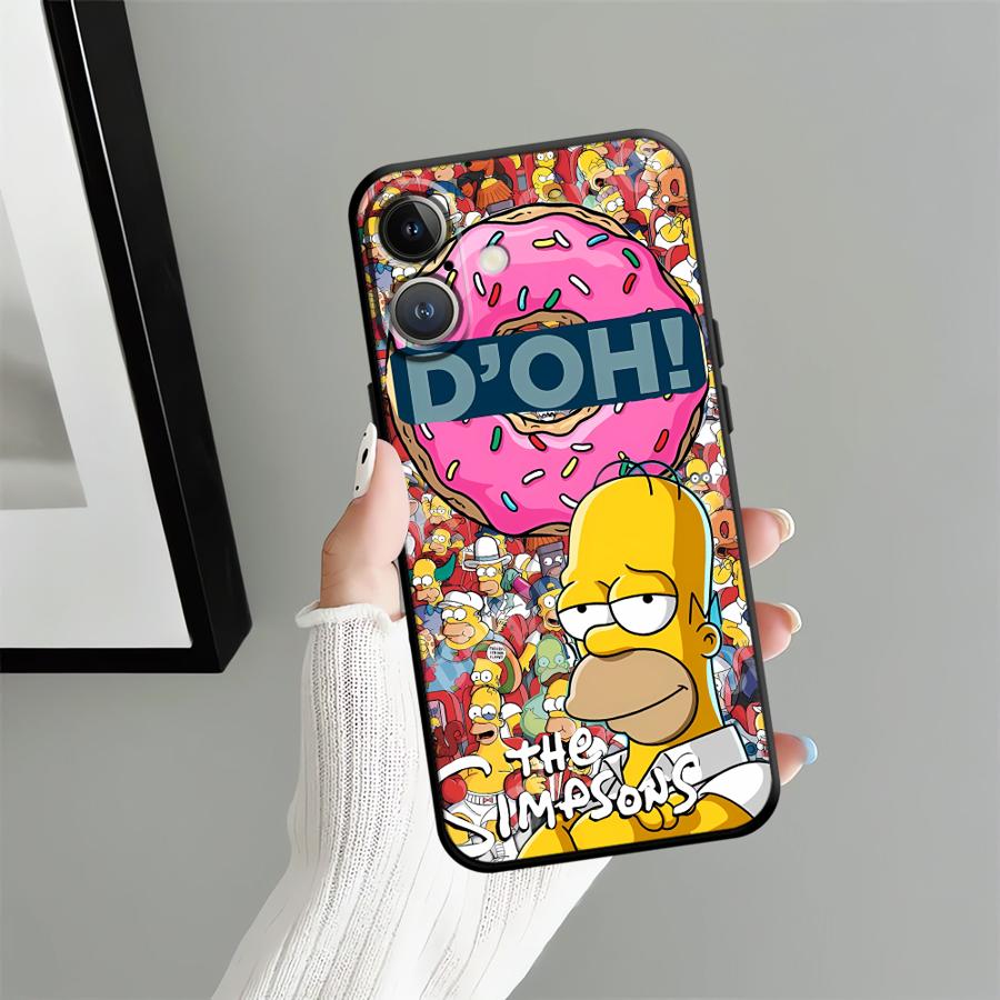 Funda Phone Cover Case for iPhone SE 14 7 8 13 Mini 15 Plus X XS XR 11 17 16 Pro Max 12 17Air The S-simpsons