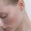 LOVE ME MONSTER [Silver] Pure Cubic Mont Drop Earrings (L251MER060)