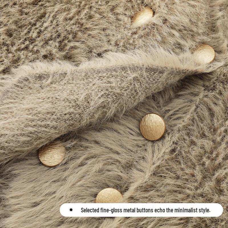 FivePlus Women's Faux Fur V-neck Vest