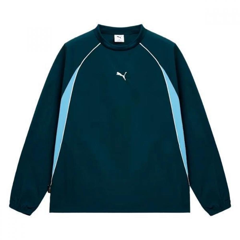 Puma Men S Overfit piSte Retro Colorblock Woven SweatShirt 634279 06 Navy (06)/M(95)