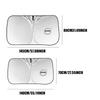 Car Front Window Sunshade Covers Sun Shade Windshield Visor Windscreen Folding Auto UV Protection Curtain For Volvo Rdesign C30
