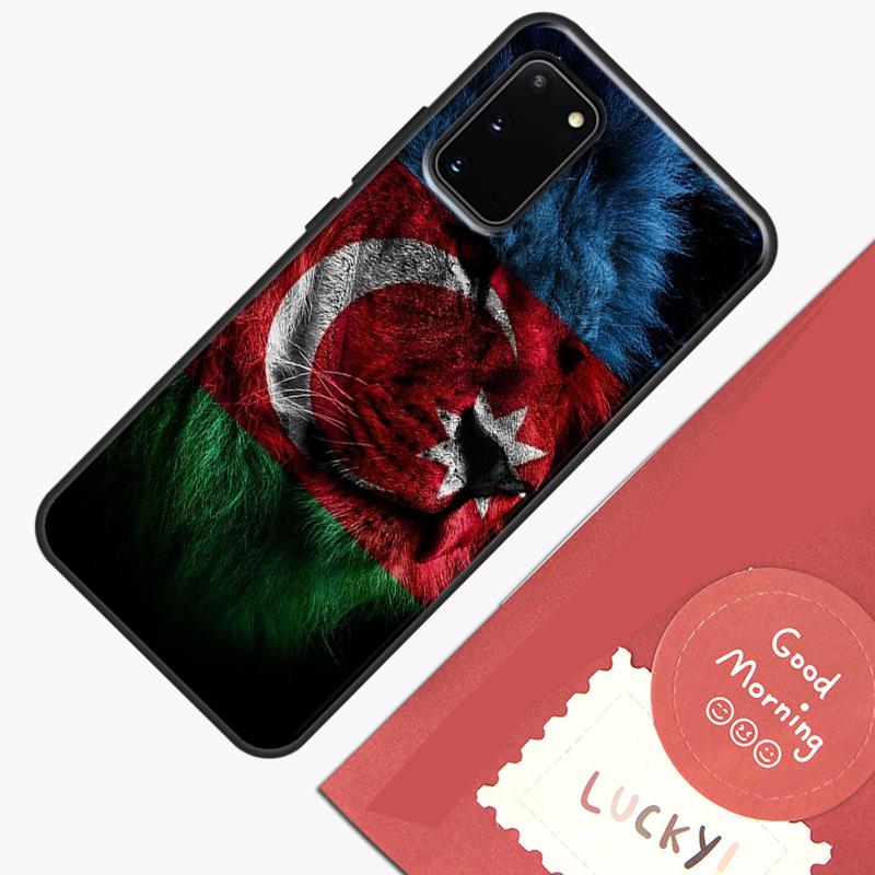 Azerbaijan Buta Flag Phone Case For Samsung Galaxy S26 S25 S24 S20 S21 S22 S23 Ultra S10 Plus S25 FE Cover Shell