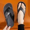 New 2025 Trendy Mens Beach Flip Flops Non-Slip Soft Sole Casual Sandals Outdoor Slippers