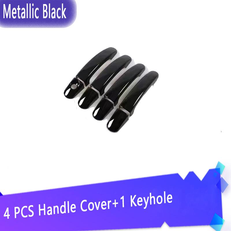 For Opel Corsa D Vauxhall Corsa S07 2007~2014 Chrome Car Door Handle Cover Trim Set Chromium Styling Exterior Parts