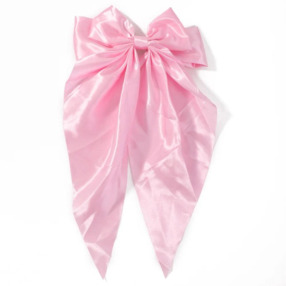 

RAINBOW BOWS 13 Satin Rhinestone Long Tassel Bow Streamer Hair Clip for Women Girls Hairpin Barrette Headwear Hair Accessories