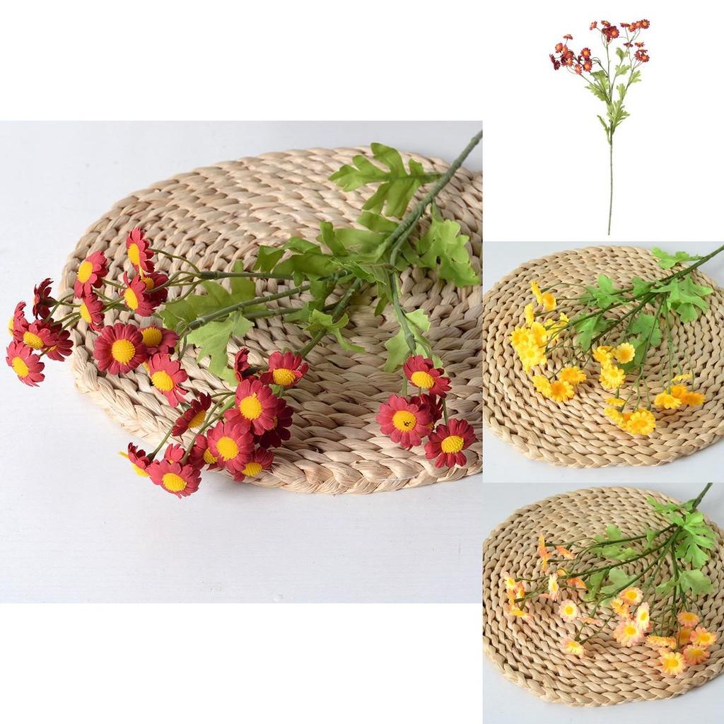 Realistic Faux Chamomile Flowers For Wedding Decoration Outdoor Photography Props