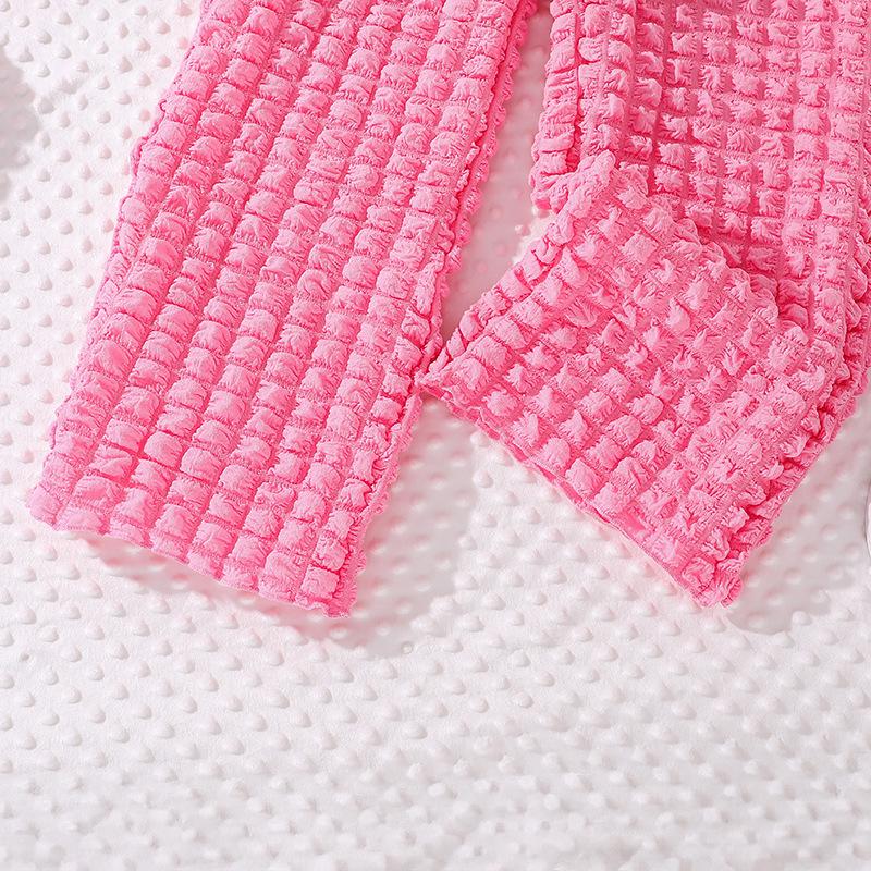 Jentedress 7-12 år Barneklær Vår og Høst Ny Personlighet Langermet + Bukser 2-delt sett