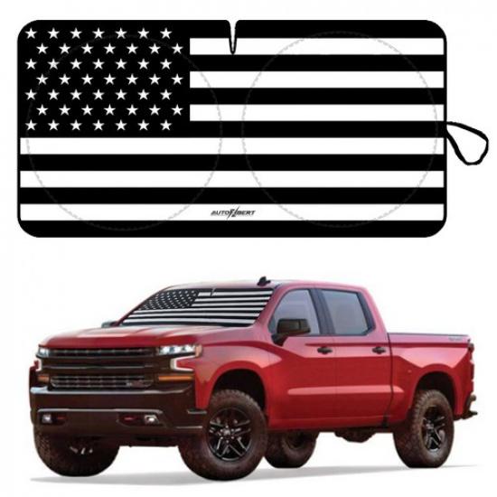Car Truck Windshield Sunshade n Flag Block Sun Shade Cover Auto