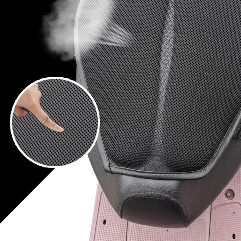 517B Motorcycle Gel Seat Cushion Breathable Heat Insulation Air Pad Cover Anti