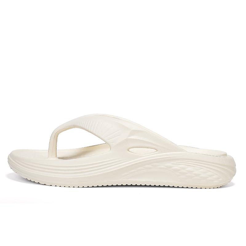 

Летние мужские модные тапочки из ЭВА. Мужские спортивные сандалии из ЭВА. 44/45 бежевый/белый