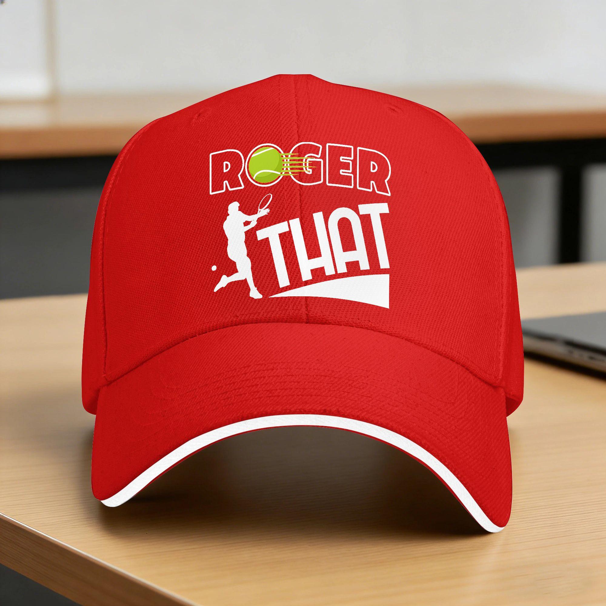 RF Roger Federer That Casual Baseball Cap Summer Trucker Hat Wholesale Outdoor Sport FeUnisex Unisex Fitted Retro Baseball Caps One Size