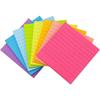8Pcs with Lines Memo Pad Paper 8 Rainbow Color Writing Memo Pad Student Writing Marker  Notepad