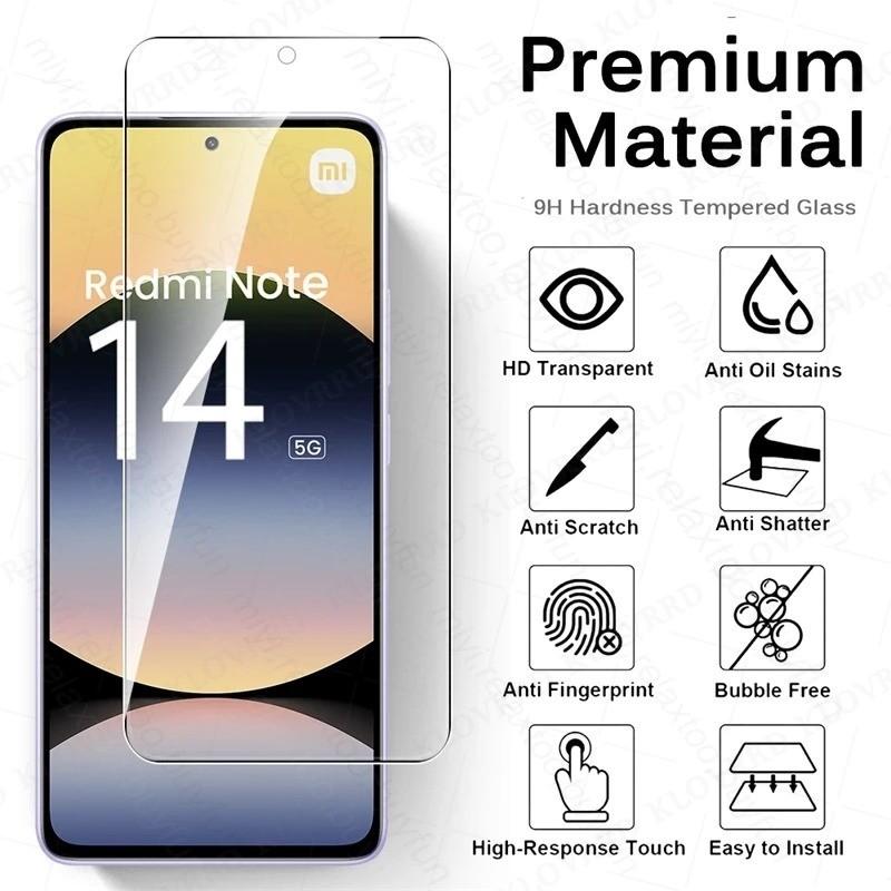 For Xiaomi Redmi Note14 13 12 11 10 9 8 Pro 15C 14C 13C A5 A3 12s 11S 9s 10s 12C 10 2022 10C 10A 9A 9C5G 9D Protective Tempered Glass Screen Protector