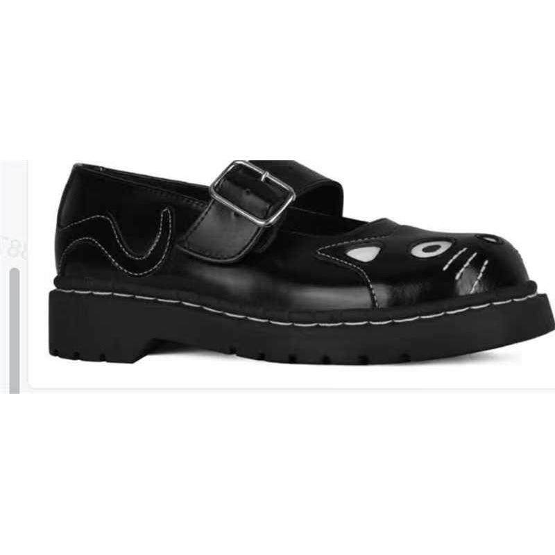 Autumn new cat women's shoes platform non-slip large size women's shoes new