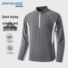 Jeanswest Men's Quick-Dry Antibacterial Long Sleeve T-Shirt