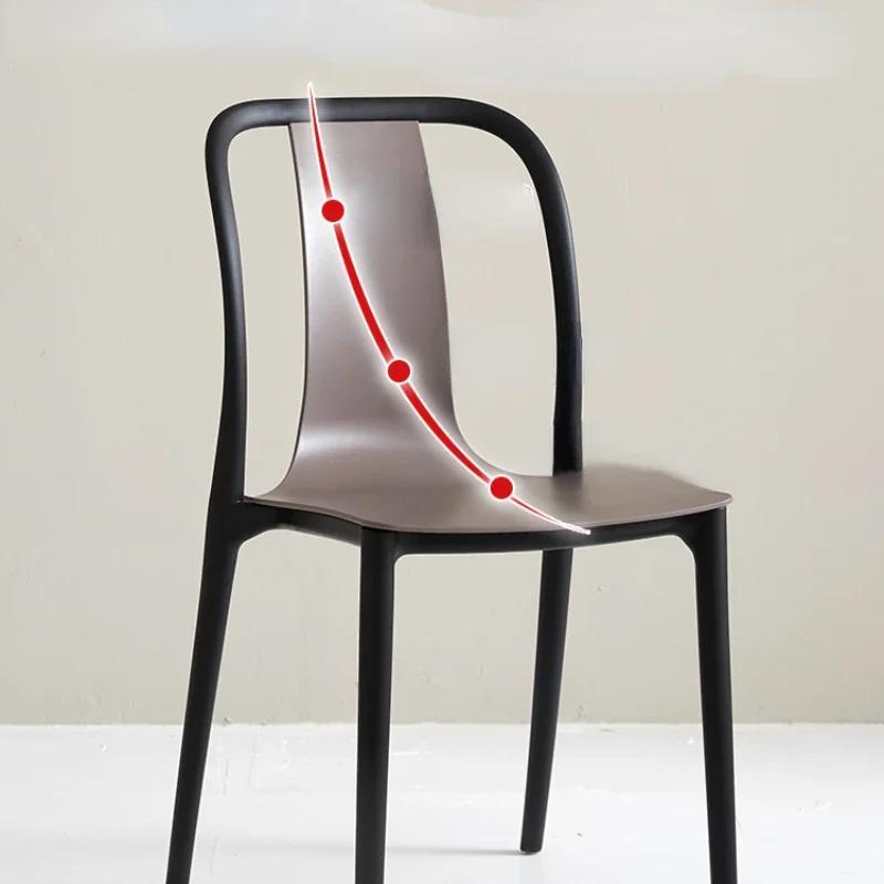 Office Dining Room Chairs Nordic Lounge Parties Breakfast Modern Plastic Chair Vanity Relax Beauty Salon Sedie Furniture
