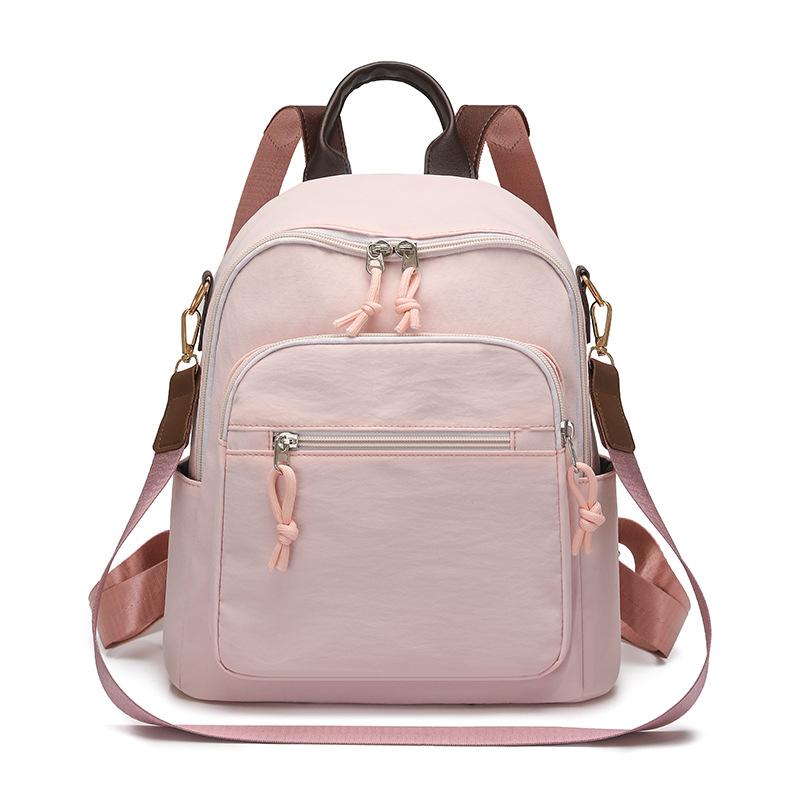 Lightweight Nylon Backpack for Women – Compact & Stylish Daypack with Multiple Pockets, Perfect for Travel, School, Work, and Daily Use