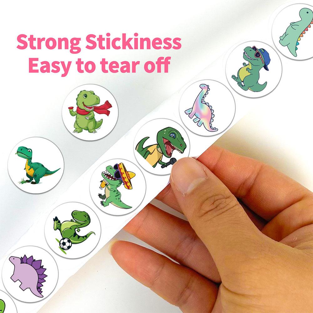 500/Sheet Creative Dinosaur Stickers for Journals, DIY Phone Cases, Notebooks, and More