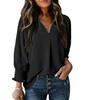 Herbst/Winter Damen Casual Langarm Lockeres Hemd Top Hoodie T-Shirt