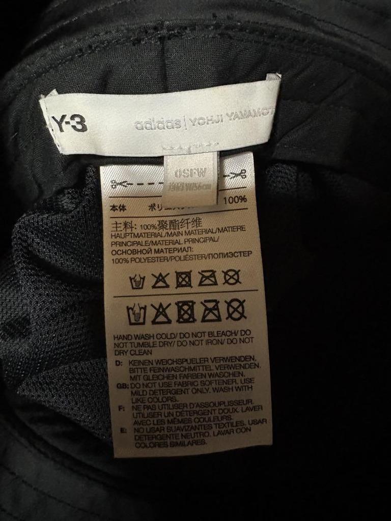 [USED] Y-3 Black Bucket Hat