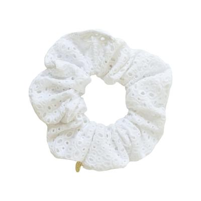 Eyelet Cotton Scrunchie