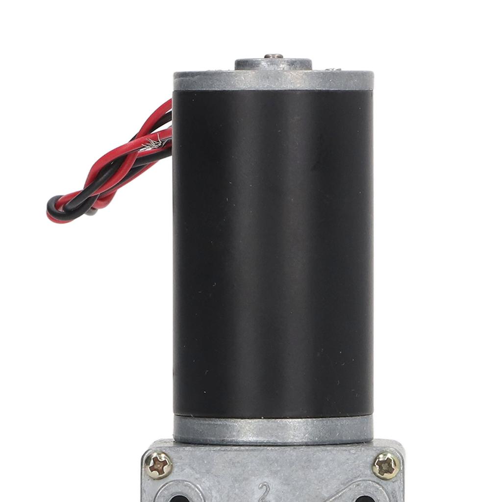 Gear Motor 24V Speed Reduction Self Locking Dual Shaft Reversible Worm Geared Motor