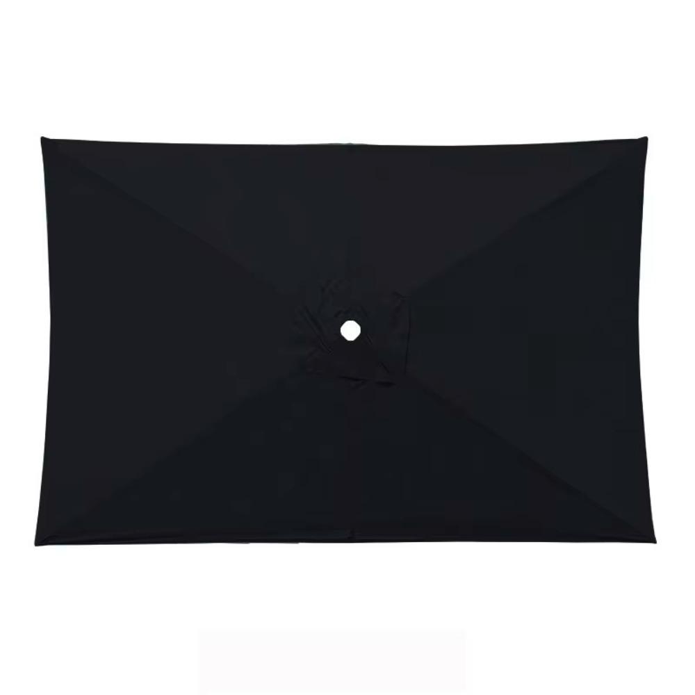 Rectangular Patio Umbrella Waterproof Sunshade Easy To Install Replacement Canopy Backyard