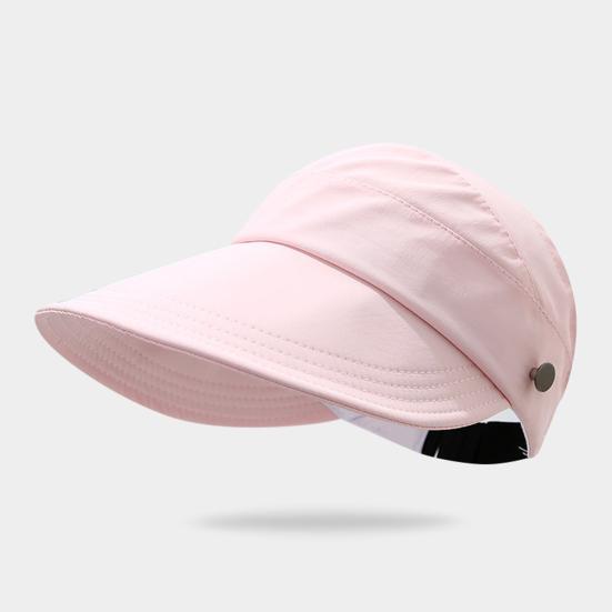 Empty Top Sun Hat for Women, Adjustable Straps Extended Brim Outdoor Hat, Lightweight Breathable Sun Protection Hat for Sports And Exercise