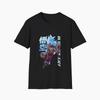 Bright Blue Anime Warrior Saiyan StyleGraphic T-Shirt | Men Women Unisex Tee
