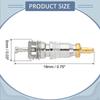 20 Pieces Air Conditioning Valve Core with Seal High Pressure Sturdy Service Kit