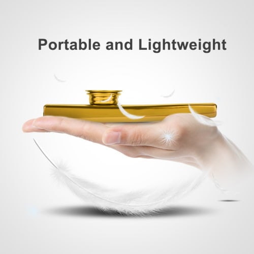 Aluminum Kazoo for Music Lovers, Humming and Solo Playing, Perfect for Bands and Party Accompaniment (Gold)