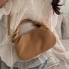 Handmade Woven Bag, Bucket Bag, Crossbody Bag for The Armpit, Commuter Shoulder Bag, Large Capacity Crossbody Bag
