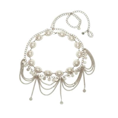 Layered Waist Chain with Fringe Stylish for Festivals, Vacation