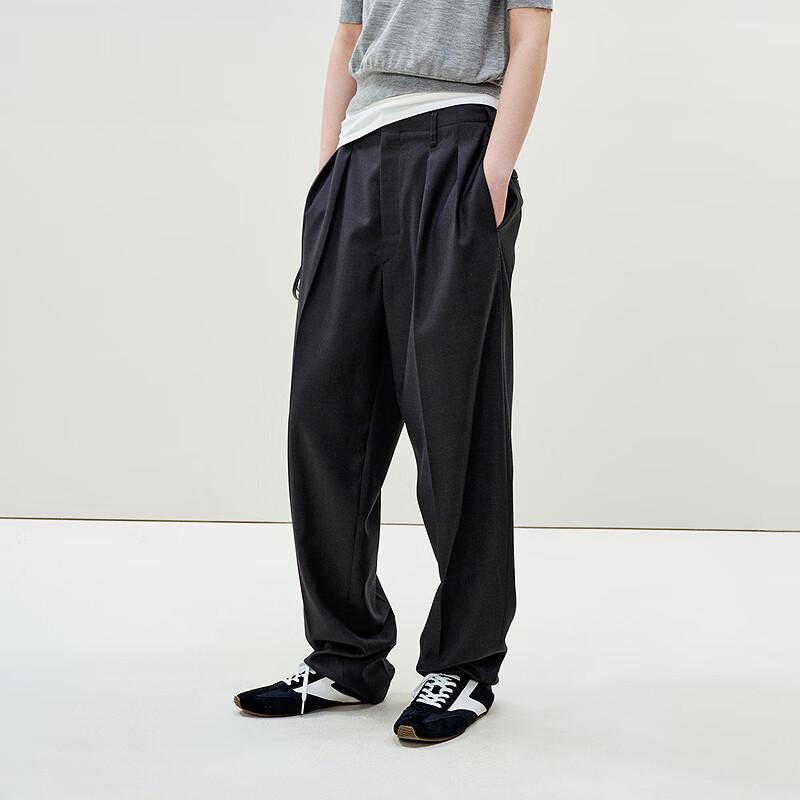 LESS 2025 Spring Casual Loose Harem Trousers