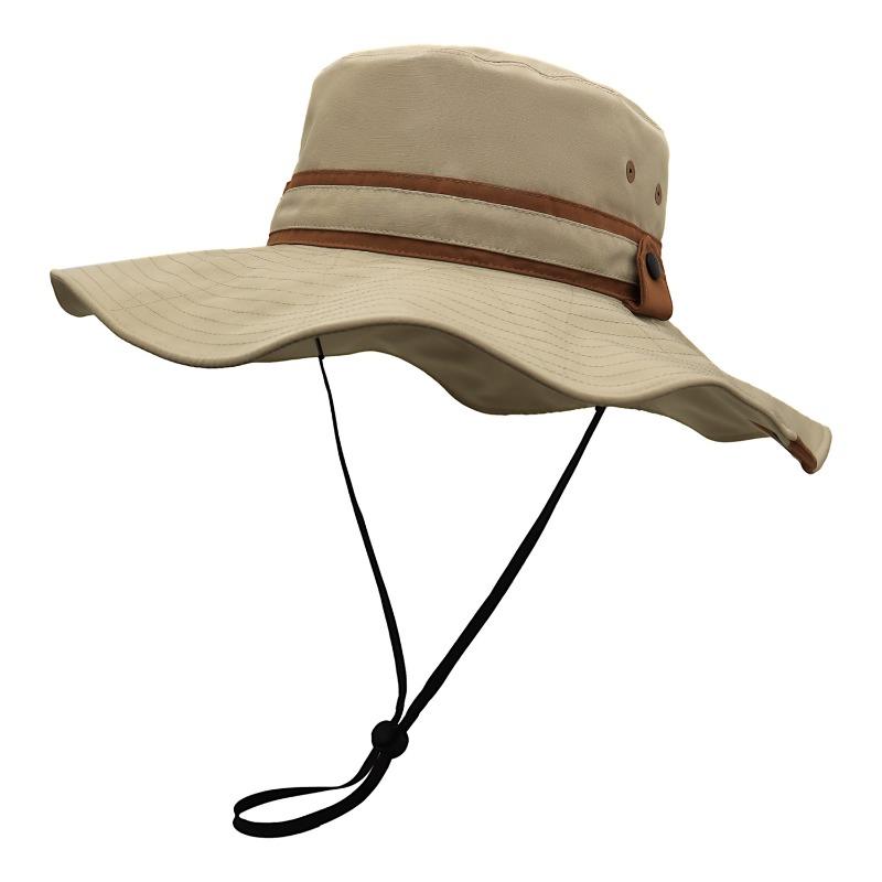 

Быстросохнущая водонепроницаемая шляпа от солнца для альпинизма и кемпинга на открытом воздухе, мужская и женская, для рыбалки, солнцезащитная, панама, шляпа западного ковбоя Adjustable хаки