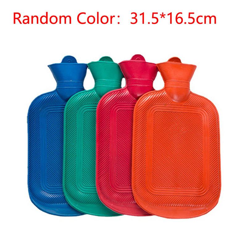 500/1000ml Water Injection Rubber Hot Water Bottle Thick Hot Water Bottle Winter Warm Water Bag Hand Feet Warmer Water Bottle