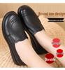 Autumn Flat Soft Sole Genuine Leather Non-Slip Shoes for Women - Comfortable Plus Size 801316