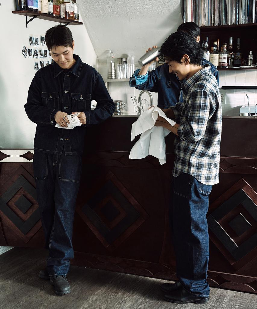 PLAC [Shiota Made] Denim Pocket Shacket Indigo