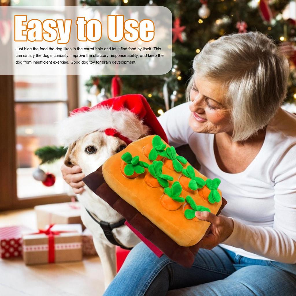 Buy Pet Dog Snuffle Carrot Mat Interactive Carrots Puzzle Toys at