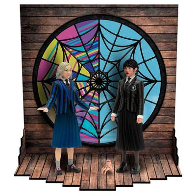 Figurine - MEZCO TOYZ - Wednesday & Enid - Multicolored - Careful Details - For Children from 3 Years Old