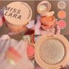 Miss Lara High Gloss Powder Blusher Three-layer All-in-one Plate Multi-functional Powder Delicate and Lovely Women's Cosmetics
